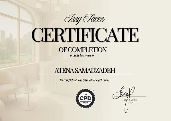 Professional facial course certification at Unveil TFS